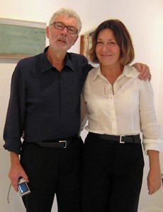 Pierre Buraglio et Hélène Trintignan