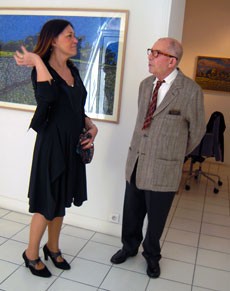Hélène Trintignan et Vincent Bioulès
